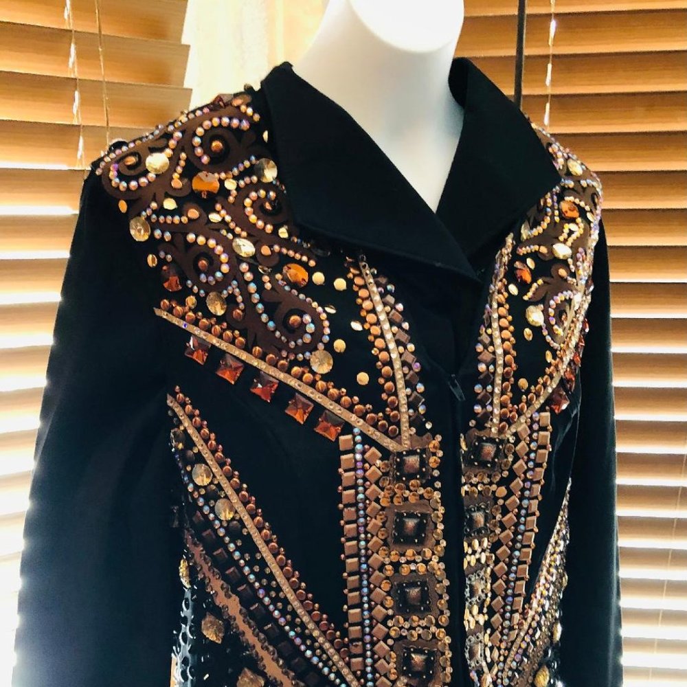 Showtime Show Vest and Showtime Black Shirt - Excellent Condition - AQHA shows